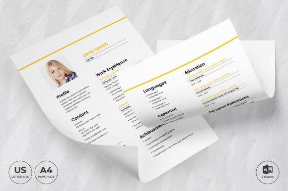 Aviation Airlines Resume Template CV: A Clear Path to Your Next Career