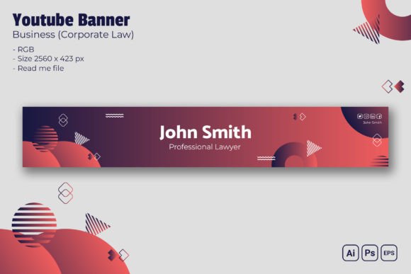 Corporate Law Youtube Banner: First Impressions for Your Practice