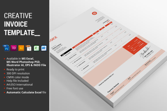 Creative Invoice Template: A Complete Design Solution
