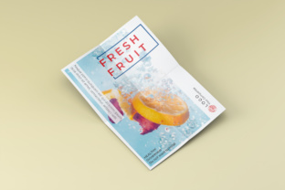 Design Fresh Fruit Promotion Flyer Template