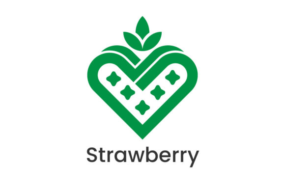 Designing with the Abstract Strawberry Logo: A Creative Asset Guide