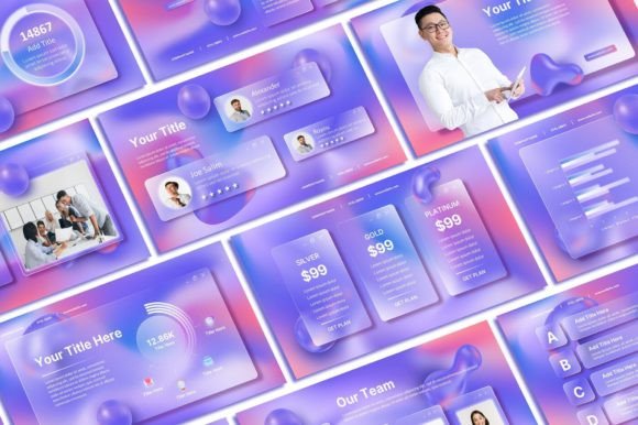 Glass Morph Powerpoint Template: A Modern Design Revolution