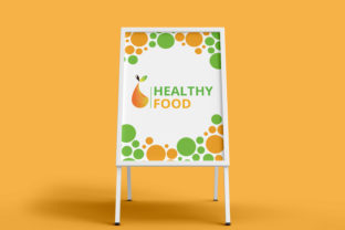 Logo Healthy Food: A Clean Typeface for Modern Brands