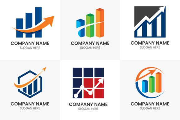 Modern Accounting & Financial Logo Set: A Smart Branding Toolkit