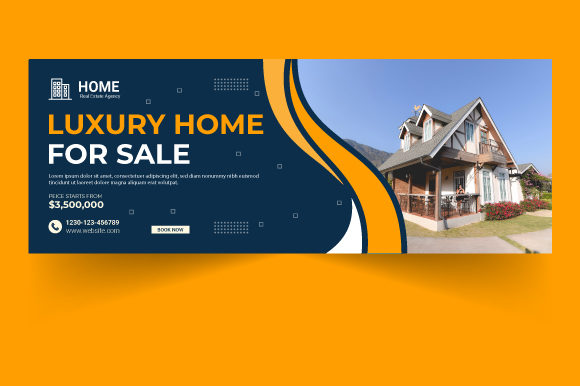 Real Estate Facebook Cover Template: First Impressions That Convert