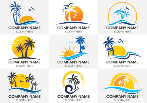 Set of Vector Icons for the Beach: Your Coastal Design Toolkit